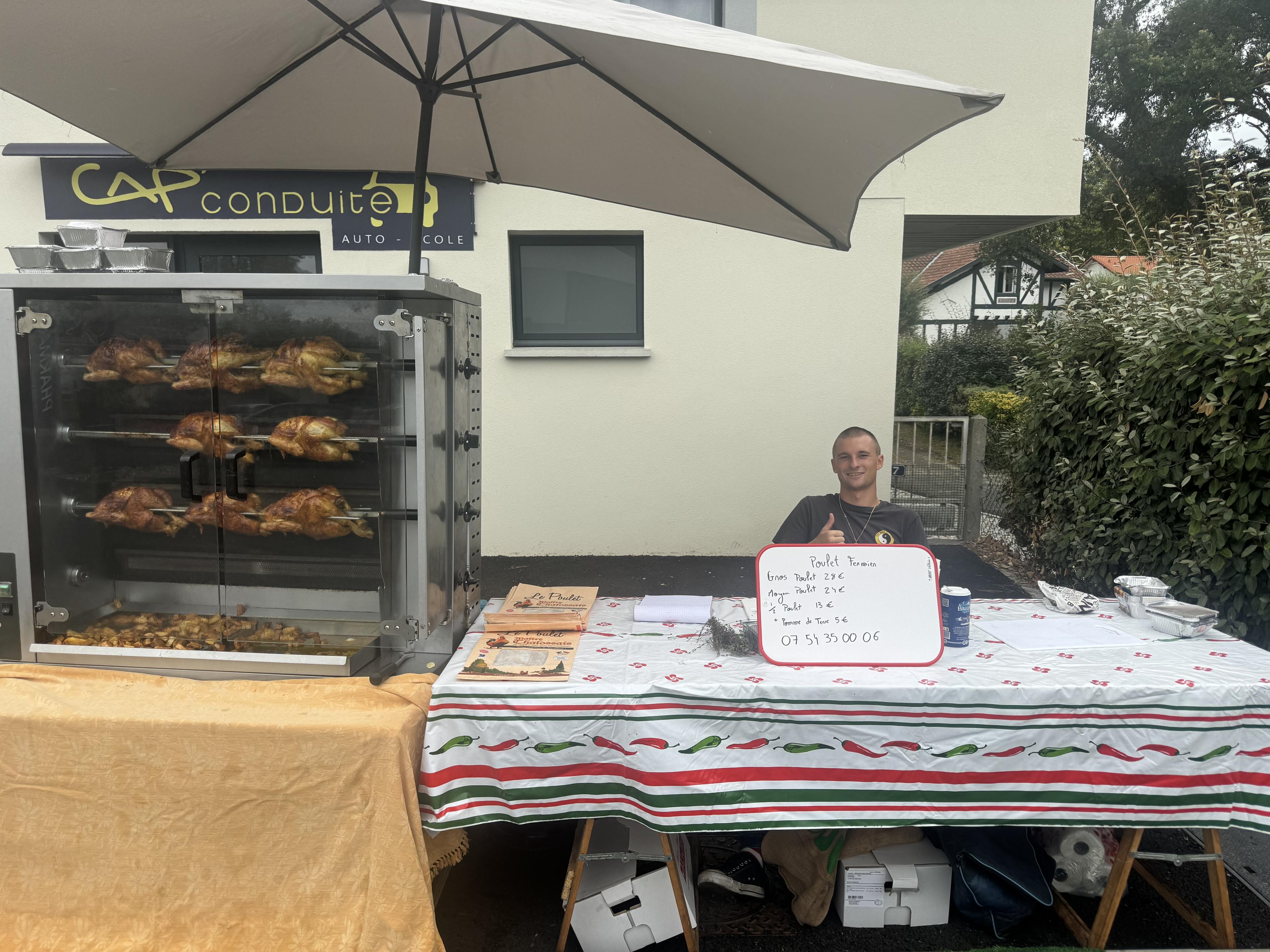 Stand de la Rotisserie Capbretonnaise